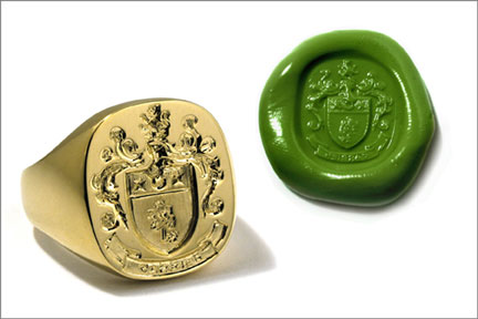 Family Crest Rings